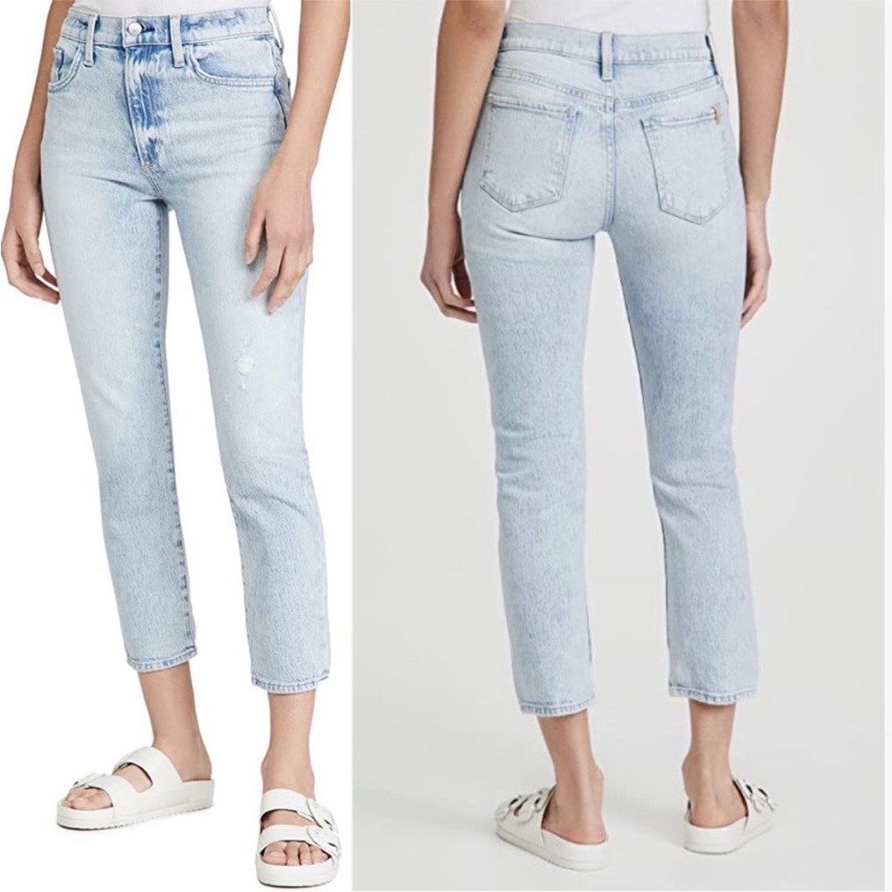 New JOE’S Luna High Rise Cigarette Leg Crop Jeans Nepenthe